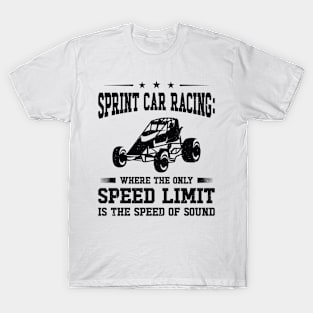 Sprint Car Dirt Track Racing T-Shirt